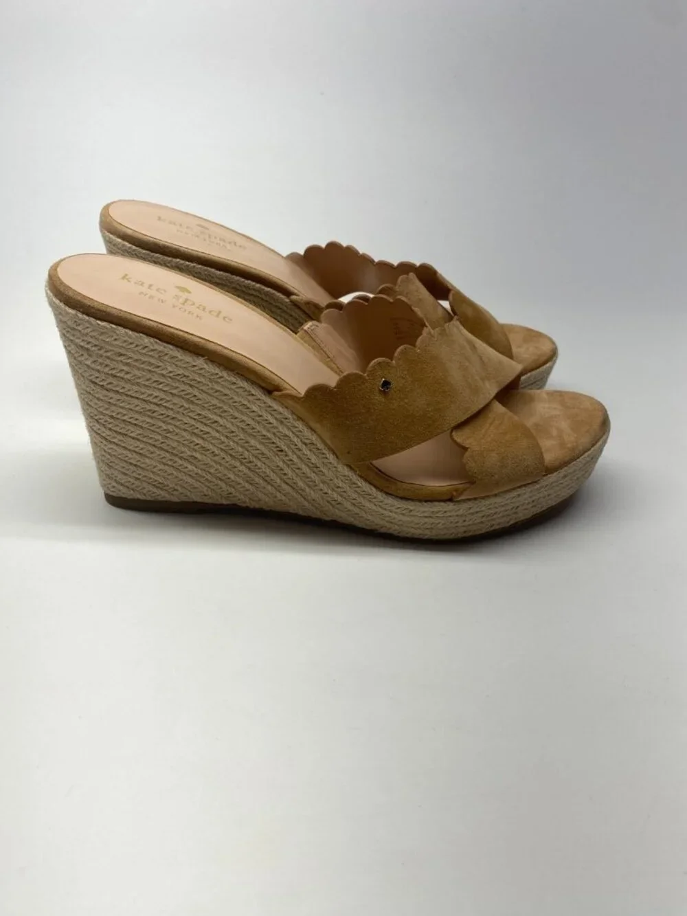 Kate Spade Womens Criss Cross Espadrille Wedge Heel Sandal Sz 10